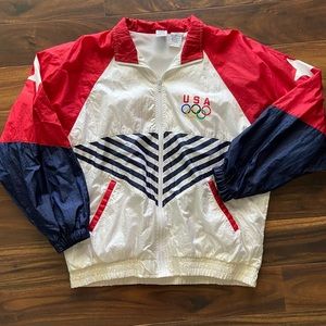 Vintage 90’s Avon Olympic Team USA Lightweight Windbreaker Jacket Women’s Medium